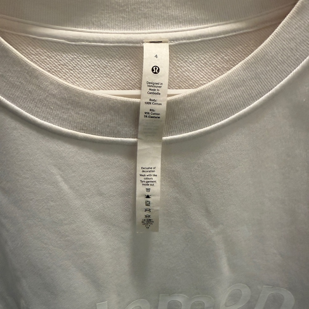 Lululemon Athletica logo Crewneck Sweatshirt - Picture 7 of 9